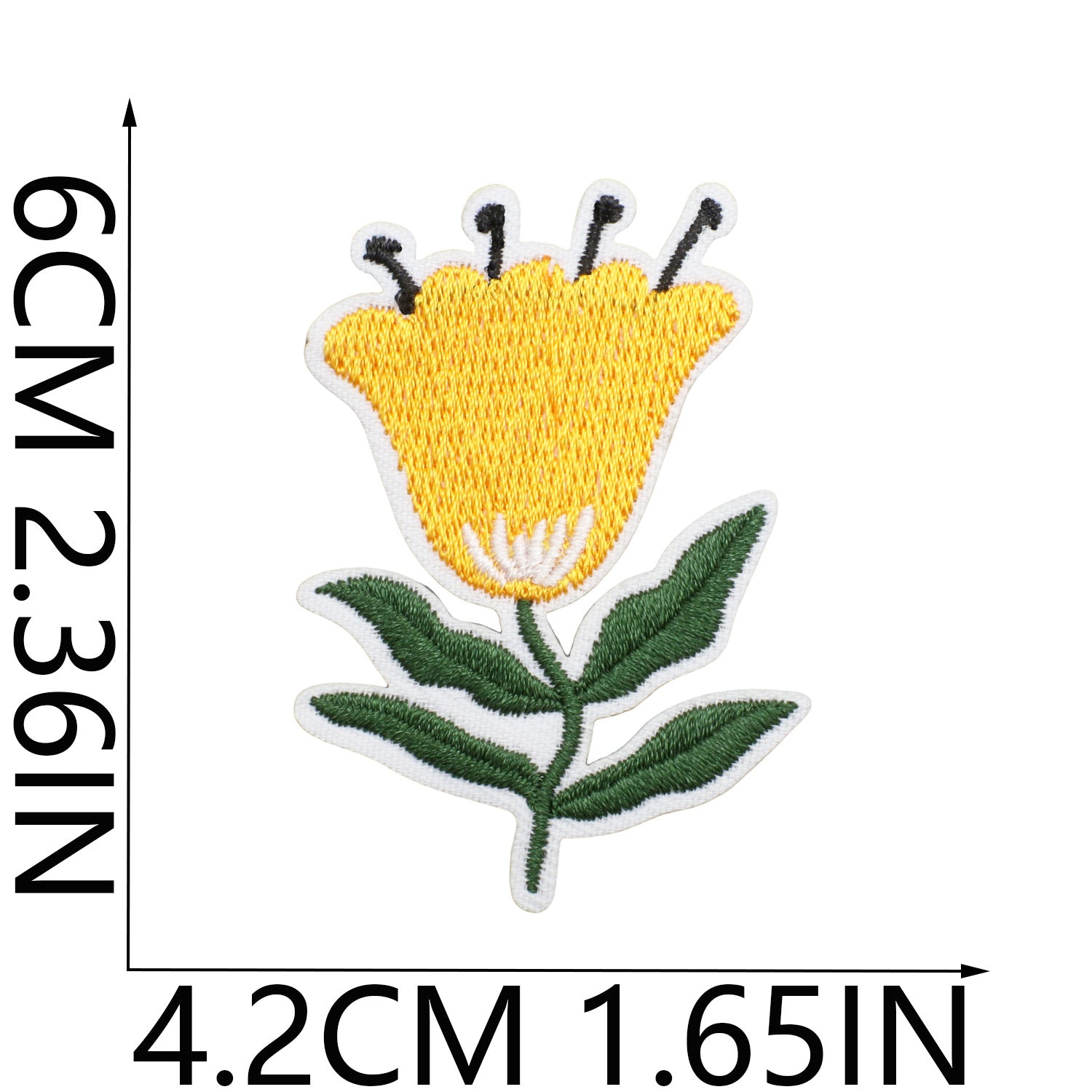 Wholesale Cute Flower, Grass and Bee Embroidery Patch FS